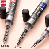 Press Type 0.5 0.7 HB Automatic Pencil Lead Press To Fill The Not Dirty Hands Office School Stationery Mechanical Pencil Refills
