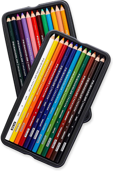 Prismacolor Premier Colored Pencils, Soft Core, 24 Pack Artist Grade D –  AOOKMIYA