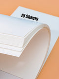 Professional 15 Sheets Watercolor Paper Pad 300g Blank Hand-Painted Gouache Watercolor Sketchbook Artist Student Art Supplies
