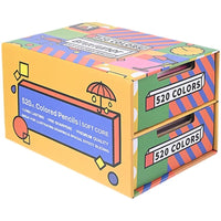 Professional 520pcs Oil Colored Pencils Drawing Pencil Set Soft Sketch Color Pencil Gift Box For Children Painting Art Supplies