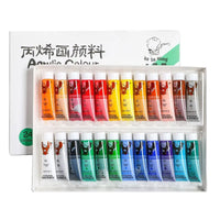 Professional Acrylic Paints Art Set 12/18/24/36 Colors 12ml Tubes Artist Drawing Painting Pigment Hand Painted Wall Paint DIY
