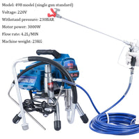 AOOKMIYA Professional High Pressure Electric Airless Sprayer Machine Airless Spray Gun Airless Paint Sprayer Painting Machine Tool