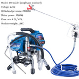 AOOKMIYA Professional High Pressure Electric Airless Sprayer Machine Airless Spray Gun Airless Paint Sprayer Painting Machine Tool