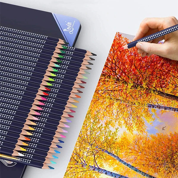 120 Professional Watercolor Pencil Set Artist Colored Pencils for