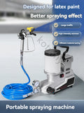 Profissional Airless pintura pulverizador máquina, pequena pintura elétrica máquina, Home melhoria equipamentos, 1600W, 2L