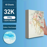 Profissional Aquarela Papel 300g Algodão Aquarelle Papel De Desenho A3 A4 Água Cor Papel Folhas Arte Suprimentos Para Artista