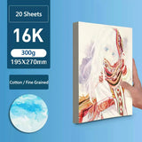 Profissional Aquarela Papel 300g Algodão Aquarelle Papel De Desenho A3 A4 Água Cor Papel Folhas Arte Suprimentos Para Artista