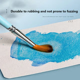 Profissional Água Cor Cartão Postal, Aquarela Papel, Quadrado e Redondo, Escola Suprimentos de Pintura, 300g, 25 Folhas