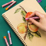 Profissional Álbum Aquarela Esboço para Desenho, Papel Kraft, Esboço Pintura, Escrita, Material de Arte Estudante, Alta Qualidade, 8K, A4