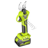Pruner elétrico recarregável, tesoura de poda, tesoura sem fio do jardim, ramos cortador, ferramenta paisagismo, 4 engrenagem