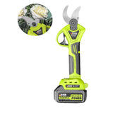 Pruner elétrico recarregável, tesoura de poda, tesoura sem fio do jardim, ramos cortador, ferramenta paisagismo, 4 engrenagem