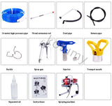 Pulverizador De Pintura De Parede Airless De Alta Pressão, máquina De Pulverização De Tinta De Látex, ferramenta De Pintura De Parede Doméstica, Airless Pistola De Pulverização