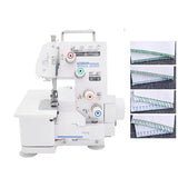 Quatro-Line Overlock máquina de costura portátil, elétrica, 4-Line