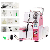 Quatro-Line Overlock máquina de costura portátil, elétrica, 4-Line