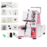 Quatro-Line Overlock máquina de costura portátil, elétrica, 4-Line