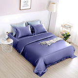 Quilt Cover 4-piece Bedding Sets Sheet Unicorns Bed Cover 100% Silk Mulberry Home Textile Wedding Hotel Suite Spring Summer