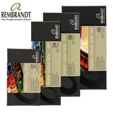 REMBRANDT Artista Conjunto de Pintura Aquarela Sólida 48/36/24/12 Cor Meia Panelas Portátil Caixa de Metal Pintura Escova Criação Desenho Suprimentos
