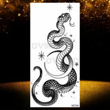 Realistic Black Rose Flower Temporary Tattoos Fake Waterproof Tatoo Body Art Arm Leg Floral Peony Bloosom Tattoo Stickers Makeup