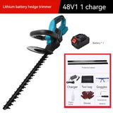 Recarregável Sem Fio Aparador De Hedge Elétrico, Household Fence Garden Poda Saw, Grass Shear, Ferramenta De Jardim