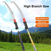 Reciprocating Pole Multifunctional High Fruit Tree Stainless Branch Garden Telescopic Hand Saw Altitude Tools Steel