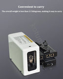 Rede Cable Crystal Cabeça Crimpagem Máquina, MUC Controle, Linha Telefônica Rebitando Máquina, Fibra Óptica, 5G Linha Crimper
