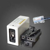 Rede Cable Crystal Cabeça Crimpagem Máquina, MUC Controle, Linha Telefônica Rebitando Máquina, Fibra Óptica, 5G Linha Crimper