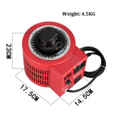 Regulador de tensão variável variável do transformador, ajustável monofásico, fonte de alimentação reguladora CA, 220V, 0-300V