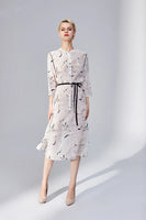 AOOKDRESS Rocwickline New Summer and Autumn Women's Dress Mulberry Silk Celebrities Accessible Luxury O-Neck Elegant A-Line Formal Dress