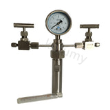 Síntese hidrotermal Autoclave Reactor Vessel, Inlet Outlet Gauge, 50ml, 6Mpa