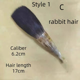 Ox Horn Hopper-shaped Brush Weasel Woolen Bear Hair Calligraphy Brush Super Large Decoration Square Dancing Performance Brush