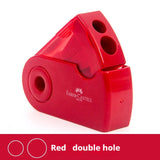 1Pc Double Hole Pencil Sharpener Transparent Pen Knife Kid Student Cutting Manual Pencil Sharpener Stationery School Supplies