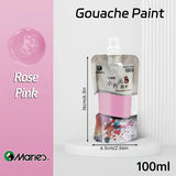 AOOKMIYA Marie's 1pc 100ml/3.38oz Gouache Paints,Rich Color,Highly Strong Coverage for Paper,Canvas,Wood Painting for Adults,Students