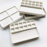 12 Color Travel Ceramic Color Box Compact and Easy To Carry Watercolor Pigment Palette Student Painting Supplies    Palette Box