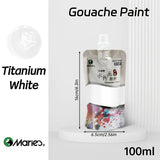 AOOKMIYA Marie's 1pc 100ml/3.38oz Gouache Paints,Rich Color,Highly Strong Coverage for Paper,Canvas,Wood Painting for Adults,Students