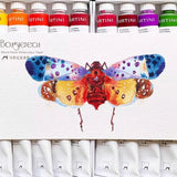 AOOKMIYA Mairtini Bouguereau 24-color Watercolor Paint Packaging 0.5/1ML Artist-grade Transparent Watercolor Portable Art Supplies