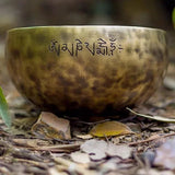 Nepalese Full Moon Chanting Healing Bowl Set Brahman Meditative Meditative Bowl Bronze Percussion Instruments Singing Bowl