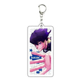 AOOKMIYA ART+ Creative Gifts Blue Lock Isagi Yoichi Acrylic Anime Keychain Bag Charms Pendant Jewelry Cute Creative Key Ring Friends Gift Figure Cartoon