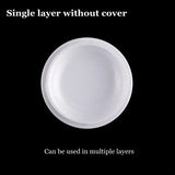 AOOKMIYA New Multi-layer Imitation Porcelain Palette with Cover Calligraphy Ink Plate Paint Box Watercolor Painting Palette Art Supplies