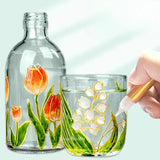 10ml/ Pearlescent Color Acrylic Pigment 3d Stereoscopic Painting Pen DIY Glass/ceramic Crafts Painting Border Waterproof Pigment