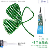 1PC PEBEO Setacolor 3D Fabric Paint, 20ml Textile Fiber Hook Line Pen Waterproof Diy Hand-painted Clothes Pigment