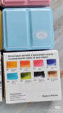 NEW ROMAN SZMAL ARTISTS MINI metal box 8 half pans SOLID WATERCOLORS  set for urban sketchers acuarela