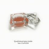 Watercolor Painting Calligraphy Professional Ink Dipping Glass Bottle Dipping Paint Pigment with Lid Desktop Container Ornament