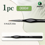 AOOKMIYA Marie's Micro Paint Brush, 11 Sizes Miniature Synthetic Model Paintbrushes with Triangular Handles for Detail, Rock Painting