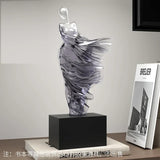 Figure Sculpture Portrait Sculpture Resin Sculptur Art Senior Statue Living Room Home Decor Office Desk Minimalist Art Ornaments