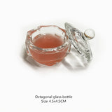 Watercolor Painting Calligraphy Professional Ink Dipping Glass Bottle Dipping Paint Pigment with Lid Desktop Container Ornament