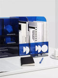 File Organizer Data File Holder Desktop Organizer Shelf Folder Desk Organizer Box Bookshelf  Office Accessories  Desk Shelf