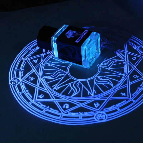 AOOKMIYA 18ml Non-Carbon Magic Invisible Ink For Fountain Glass Dip Pen Creative Fluorescent Ink UV Light Gift Stationery