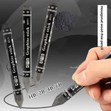 Hexagonal Graphite Pencil HB2B4B6B Sketching Sketching Drawing Full Lead Stick Art Student Exam Drawing Wood-free Pencil