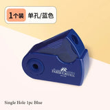 1Pc Faber Castell Double Hole Pencil Sharpener with Eraser Ladybug / Fish / Eagle Cute Stationery Back To School