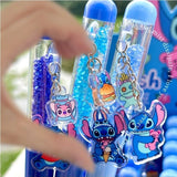 Stitch 36Pcs Gel Pen Cartoon Set Disney Cute Doll 0.7mm Black Diamond Pendant Acrylic Twist Pen Students Learn Stationery